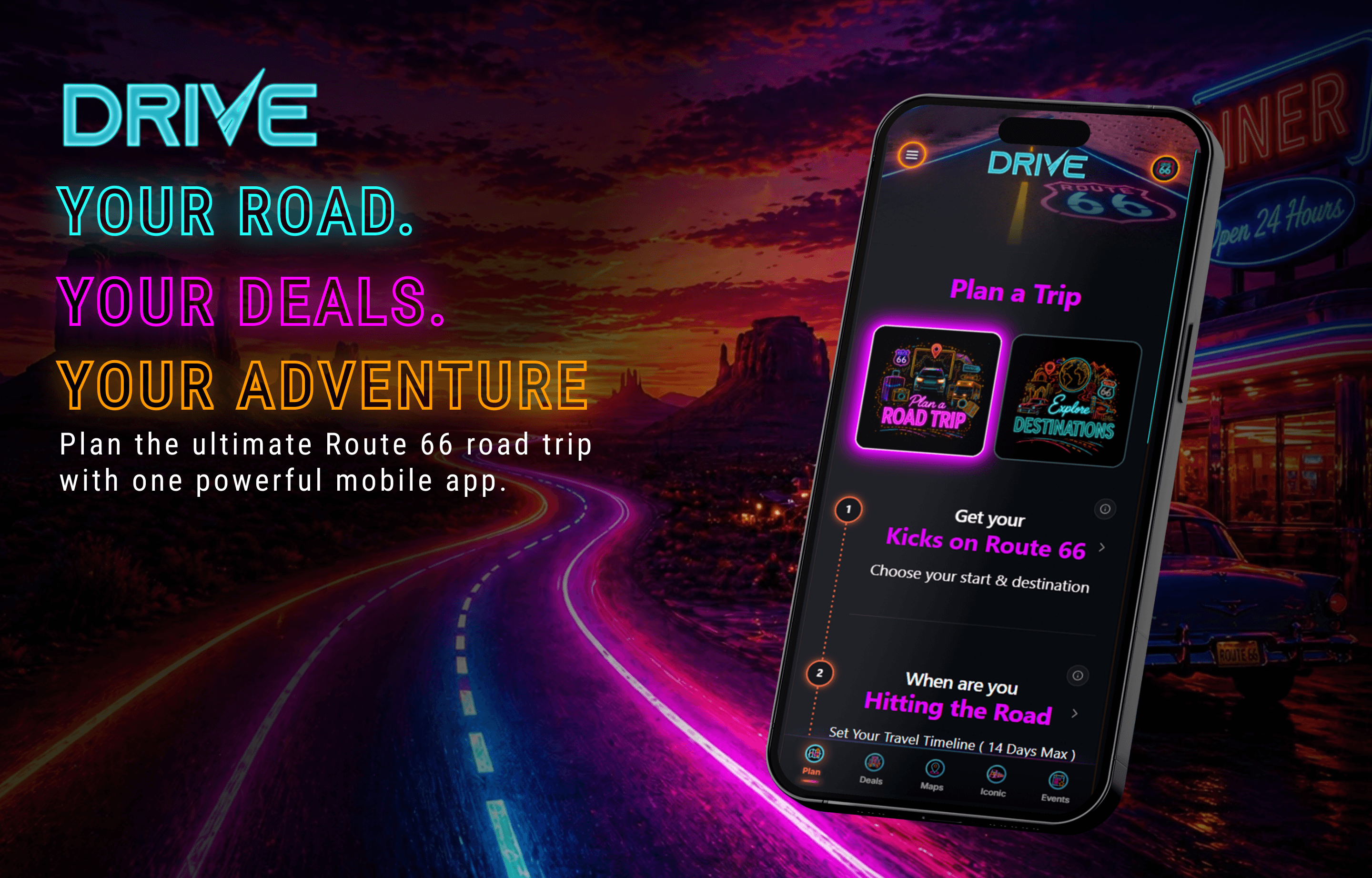 Drive 66 — Your Adventure, Your Route, Your Way