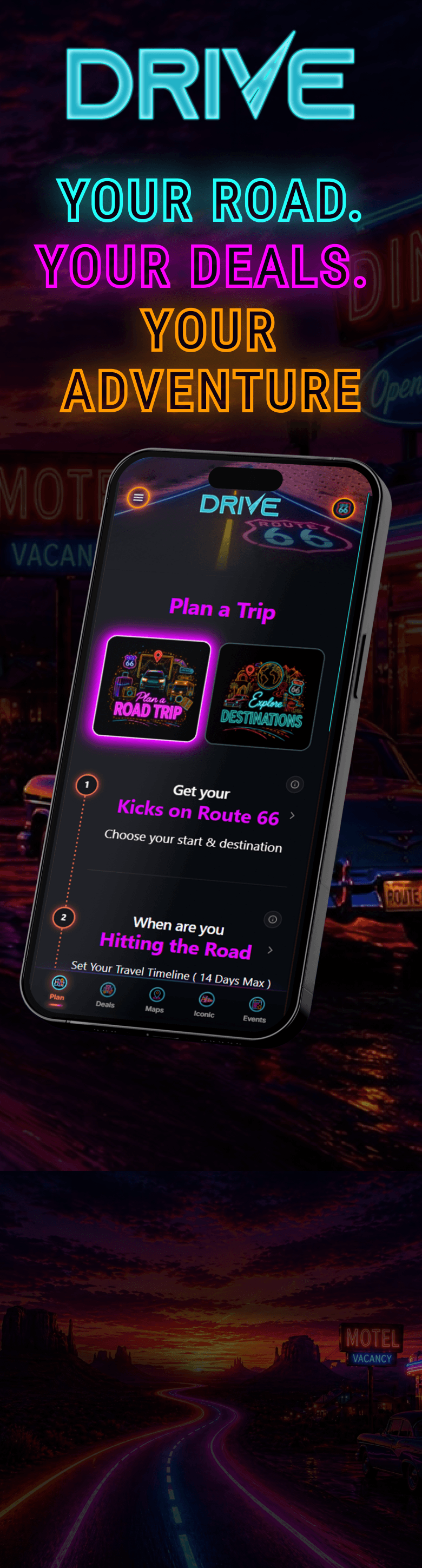 Drive 66 — Your Adventure, Your Route, Your Way